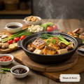 Claypot grouper with superior sauce