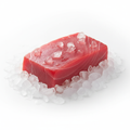 Fresh Yellowfin Tuna Steak on ice